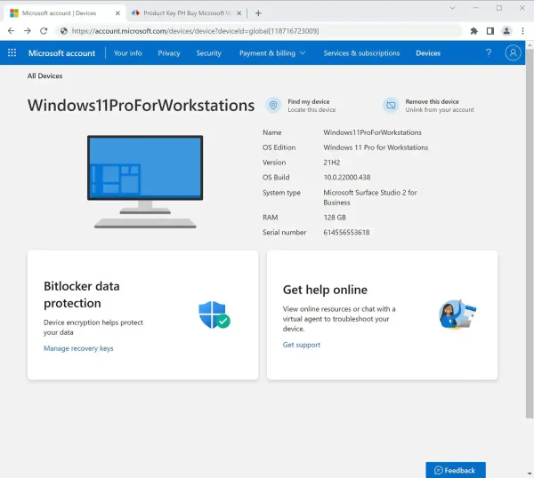 windows 11 pro for workstations license product key philippines