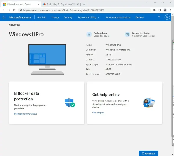 windows 11 pro genuine license product key philippines