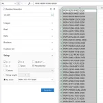 Ultimate Suite for Excel License Random Generator tool, showing options for generating numbers, dates, and text strings.