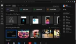 Adobe Creative Cloud for Enterprise dashboard, showing the app homescreen with project management and feature access.