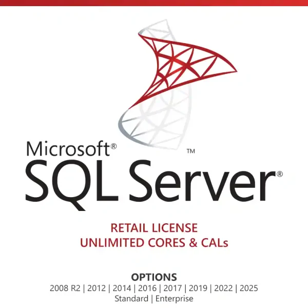 SQL Server license for all versions & editions with unlimited cores & CALs for sale in the Philippines.