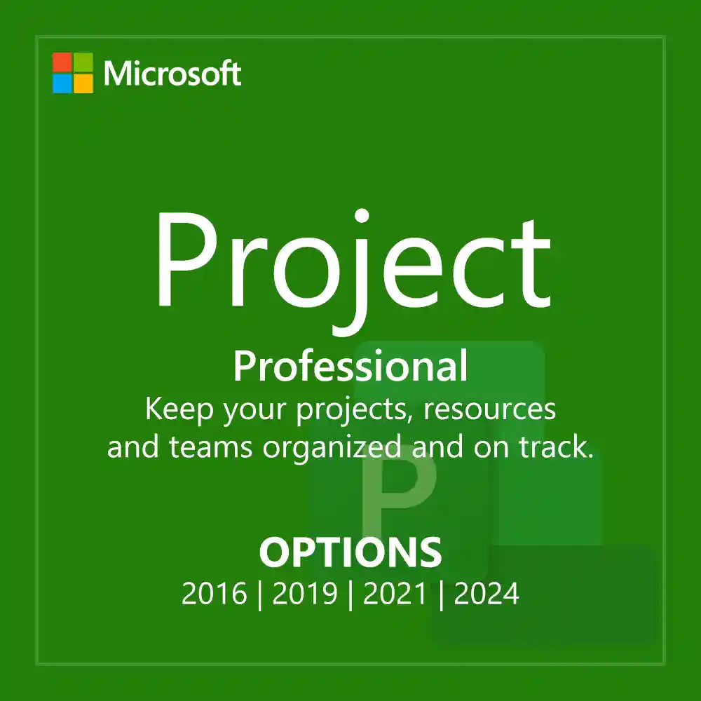 Project Professional License PH Project Professional license for versions 2016, 2019, 2021, and 2024, for sale in the Philippines.