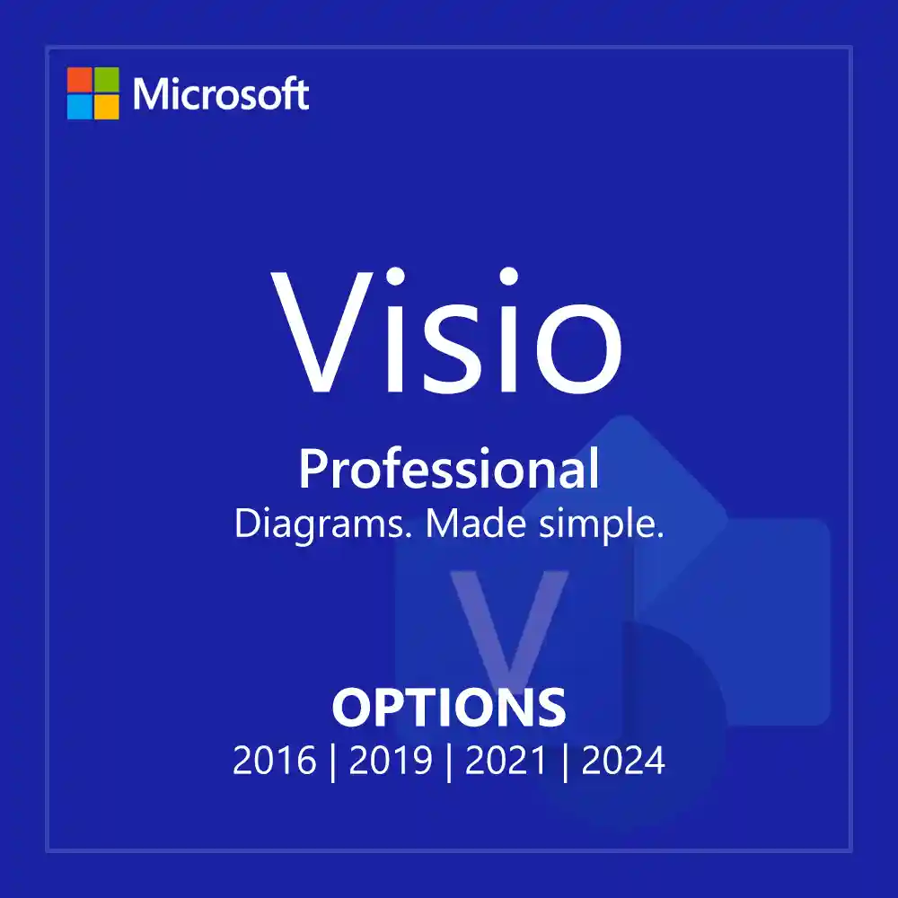 Visio Professional License PH Visio Professional license for versions 2016, 2019, 2021, and 2024, for sale in the Philippines.