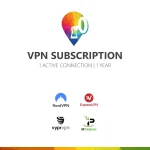 VPN subscription 1-year with choices like NordVPN and ExpressVPN, securing online privacy in the Philippines.