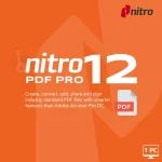 Nitro PDF Pro 12 license, an Adobe Acrobat alternative for creating and editing PDF files for sale in the Philippines.