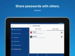 Sticky Password Premium License Sharing Center allowing secure access to accounts like Netflix and Spotify.