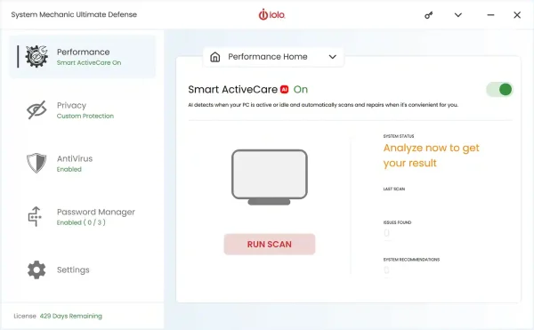 System Mechanic Ultimate Defense license tools to boost PC, optimize startup, clean junk files for sale in the Philippines.