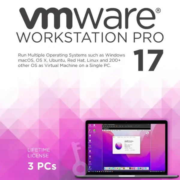VMware Workstation Pro 17 license for 3 PCs for sale in the Philippines.