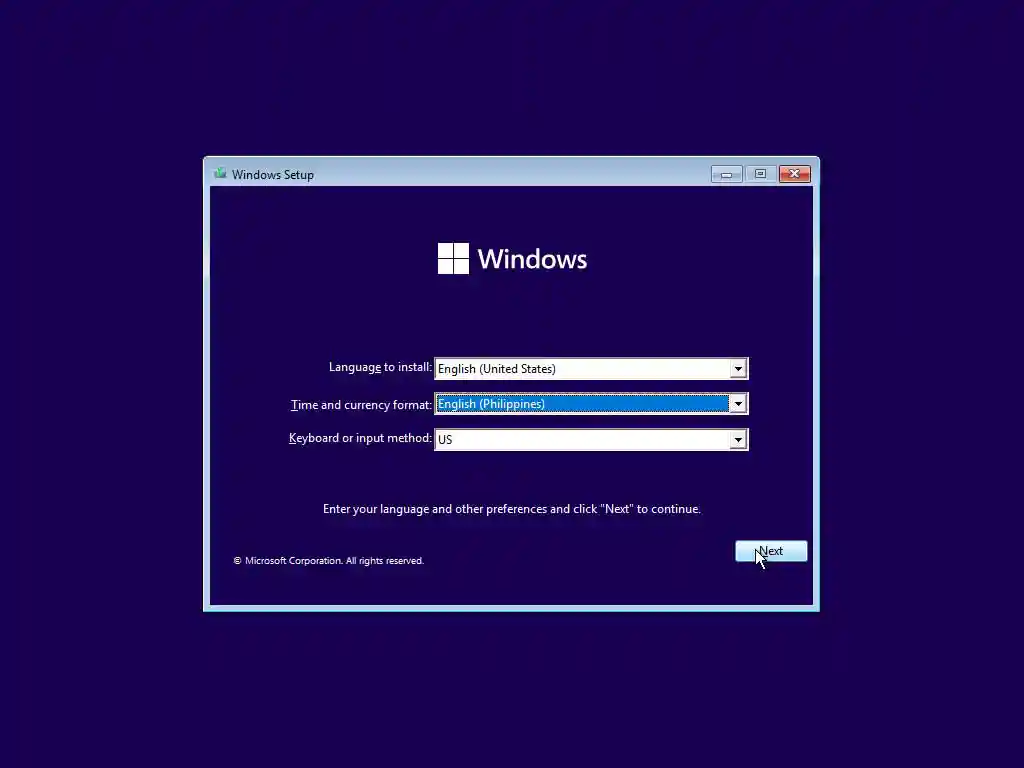 Install Windows 11 via USB guide Philippines