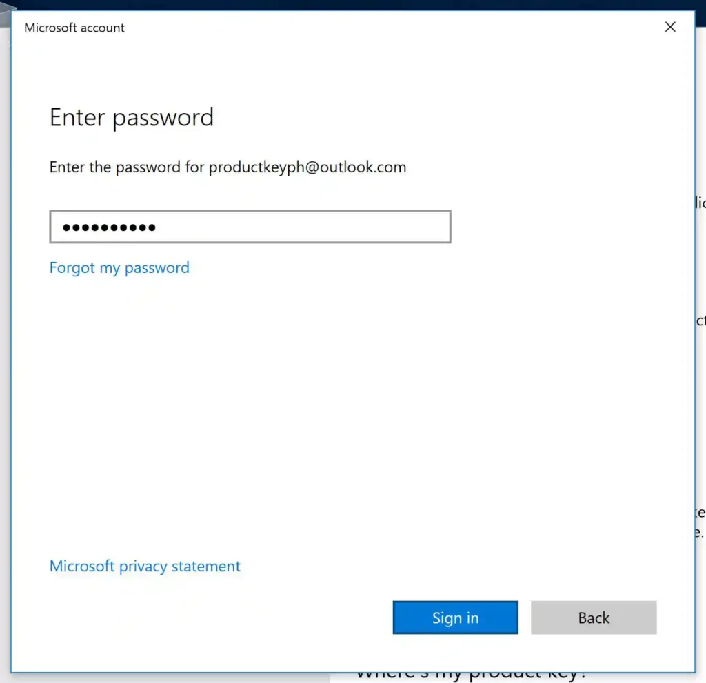 How to bind Windows 10 key to Microsoft account
