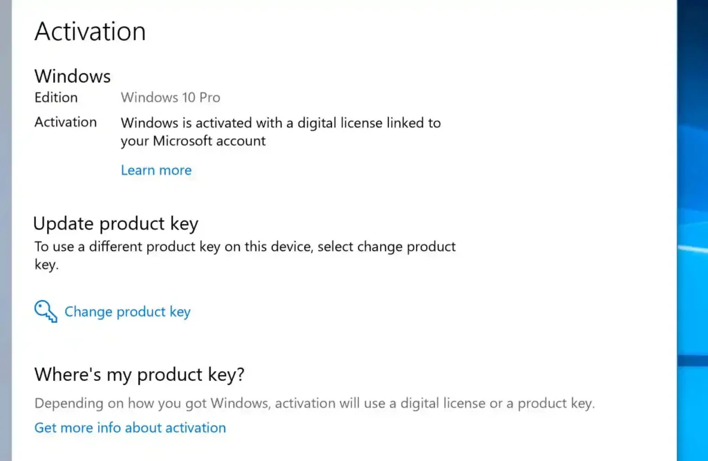 Link Windows 10 to a Microsoft account